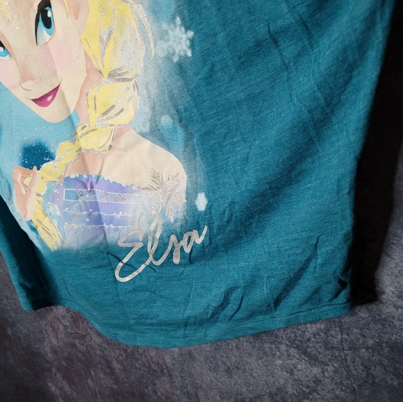 Disney Teal Elsa Graphic Top - Picture 5 of 7